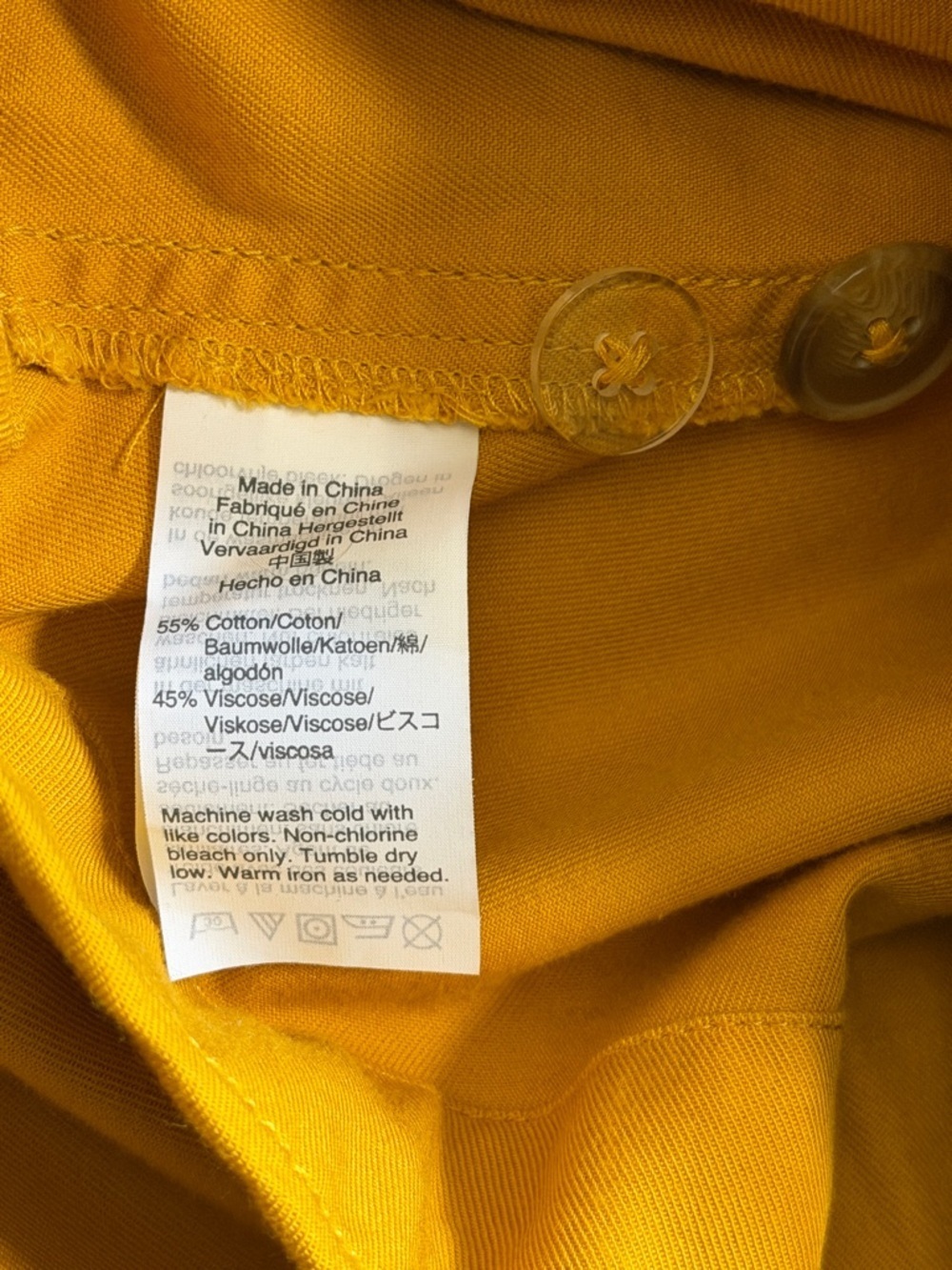 Madewell Patio Button-Front Swingy Midi Skirt in Tungsten Glow Size 8 #2142 - Picture 7 of 7